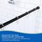 Kenney Mfg Twist & Fit No Tools Tension Shower Curtain Rod, 42-72in, Black KN609C/5HUS - alternate 8